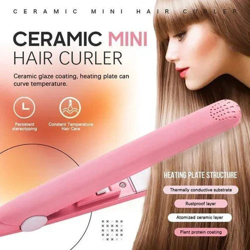 Mini Plancha Portátil para el Pelo GlamGo™ – Alisado Perfecto en 5 Minutos 🚚 PAGO CONTRAENTREGA 🚚